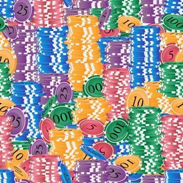 Stack chips pattern 스톡 일러스트