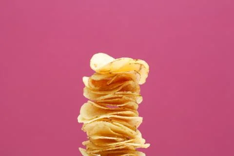 Stack of chips Stock Photos