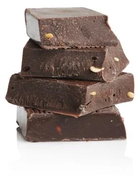 Stack of chocolate Stock Photos