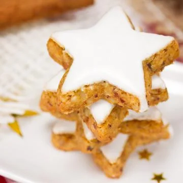 Stack of christmas cookies Stock Photos