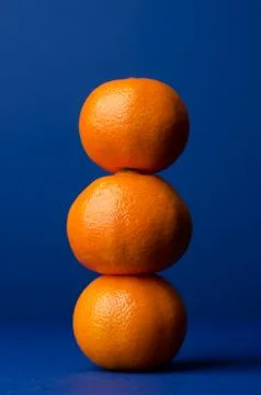 Stack of clementines Stock Photos