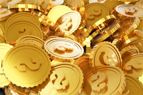 Stack close-up Gold Bars, weight of Gold Bars Concept of wealth and reserve.  Illustrazione stock