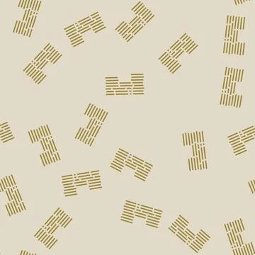 Stack coin cash bank glyph vector seamless pattern Stock Illustration