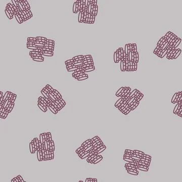 Stack coin cash bank line seamless pattern Stock Illustration