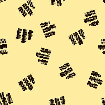 Stack coin gold vector seamless pattern Stockillustratie