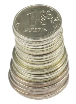 Stack of coin Stock Photos