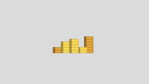 A stack of coins and a hand throwing a coin Stock Footage 272578104