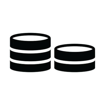 Stack of coins icon Stock Illustration