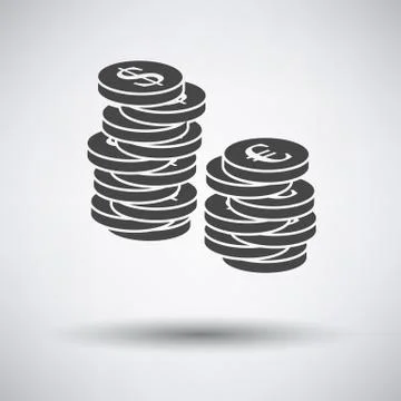 Stack of coins  icon イラスト素材