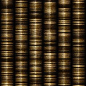 A stack of coins Stock Illustration