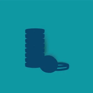 Stack Of Coins Illustrazione stock