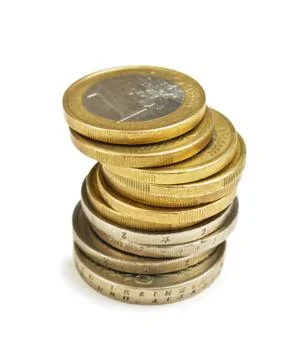 Stack coins Stock Photos