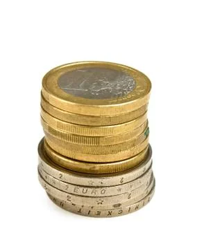 Stack coins 스톡 사진