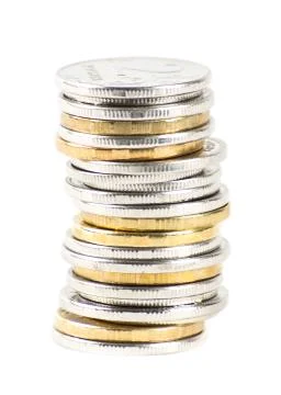 Stack of coins Stock Photos