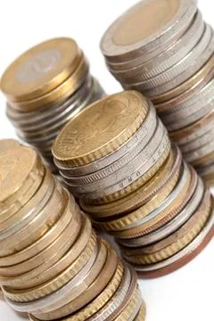 Stack of coins Fotos Stock