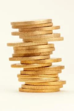 Stack of coins Stock Photos