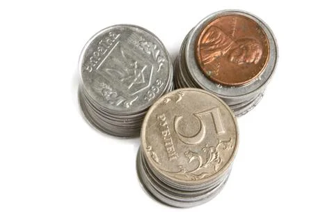 Stack of coins 스톡 사진