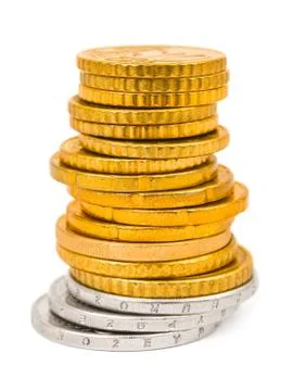 Stack of coins Stock Photos