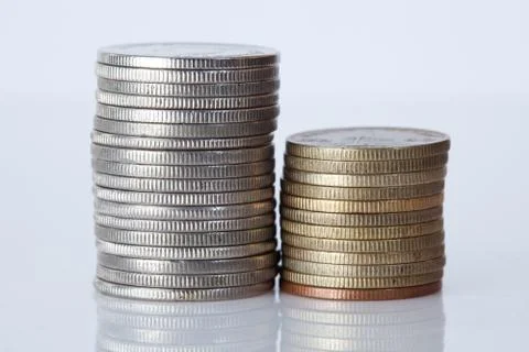 Stack of coins Stock Photos