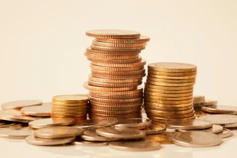 Stack of Coins Stock Photos