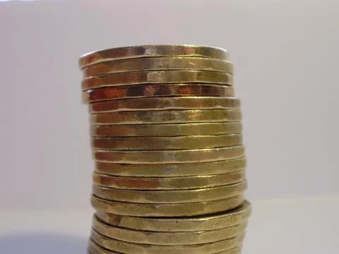 Stack of coins Stock Photos