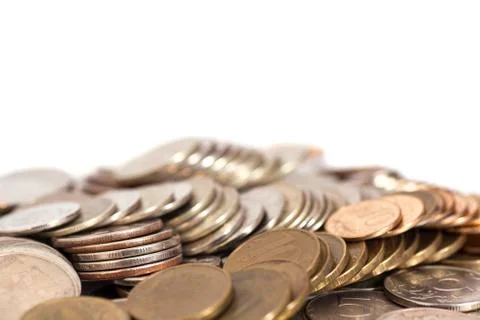 Stack of coins 스톡 사진