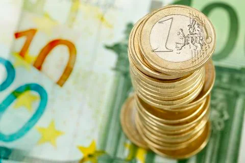 Stack of coins Stock Photos