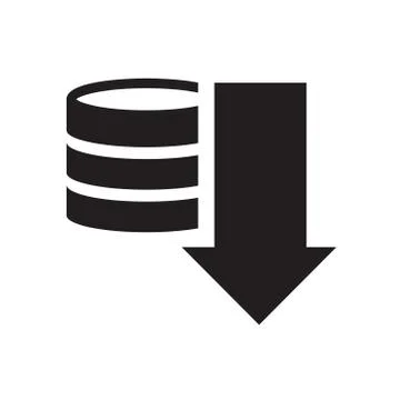 Stack with coins simple icon Stock Illustration