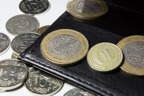 Stack of coins,money. Foto stock