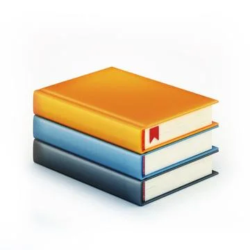 Stack of color books 스톡 일러스트