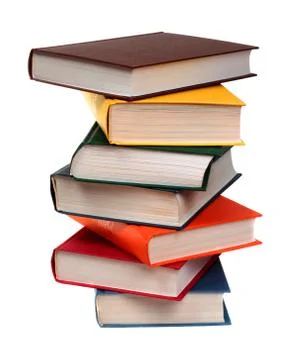 Stack of color books 스톡 사진