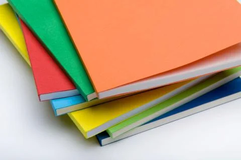 Stack of colorful books Stock Photos