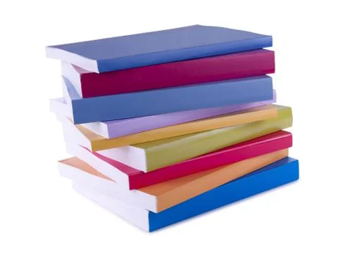 Stack of colorful books Stock Photos
