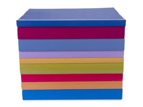 Stack of colorful books Stock Photos