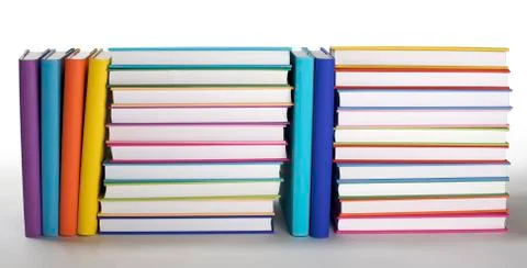 Stack of colorful books Stock Photos