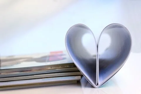 Stack of colorful magazines Stock Photos