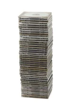 Stack of computer disks 写真素材