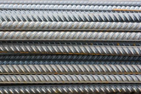 Stack of construction armature Stock Photos