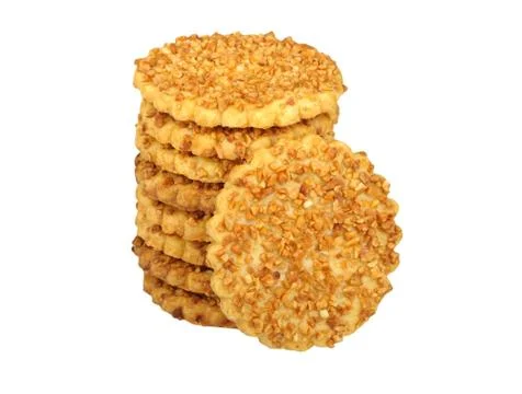 Stack of cookies Stock Photos