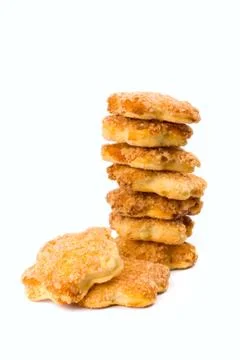 Stack of cookies Stock Photos