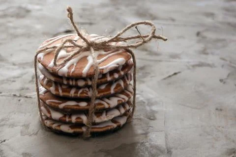 A stack of cookies Stock Photos
