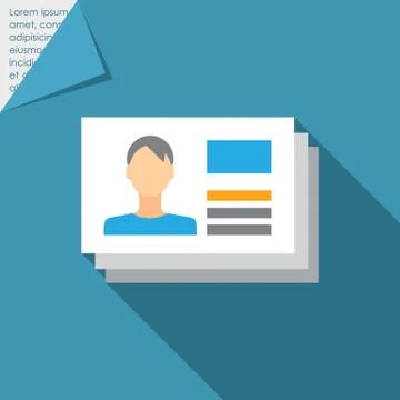 Stack of corporate badges Stock Illustration