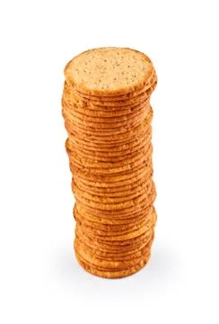 Stack Of Crackers Stock Photos