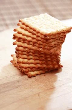 Stack Of Crackers Stock Photos