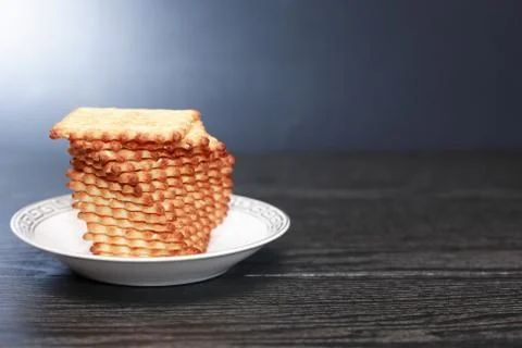 Stack Of Crackers Stock Photos