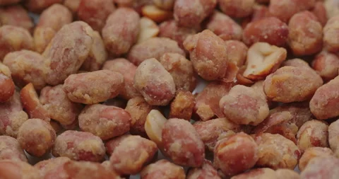 Stack of the crispy peanut Stock Footage 142139322