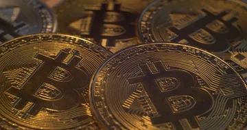 Stack of cryptocurrencies , bitcoin 4K Stock Footage 85515266