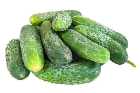 Stack of cucumbers Foto stock