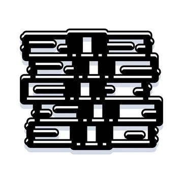 Stack of currency banknotes representing financial savings and investment Иллюстрация