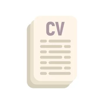 Stack of curriculum vitae papers representing job application process イラスト素材